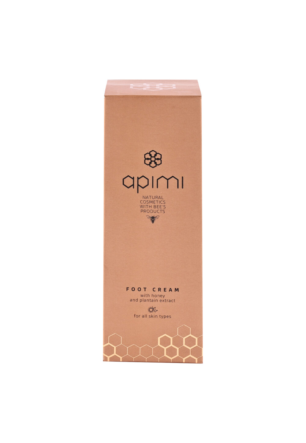 Apimi Travel size Foot Cream with honey amd plantain extract